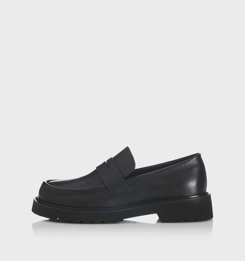 Skye Black Leather