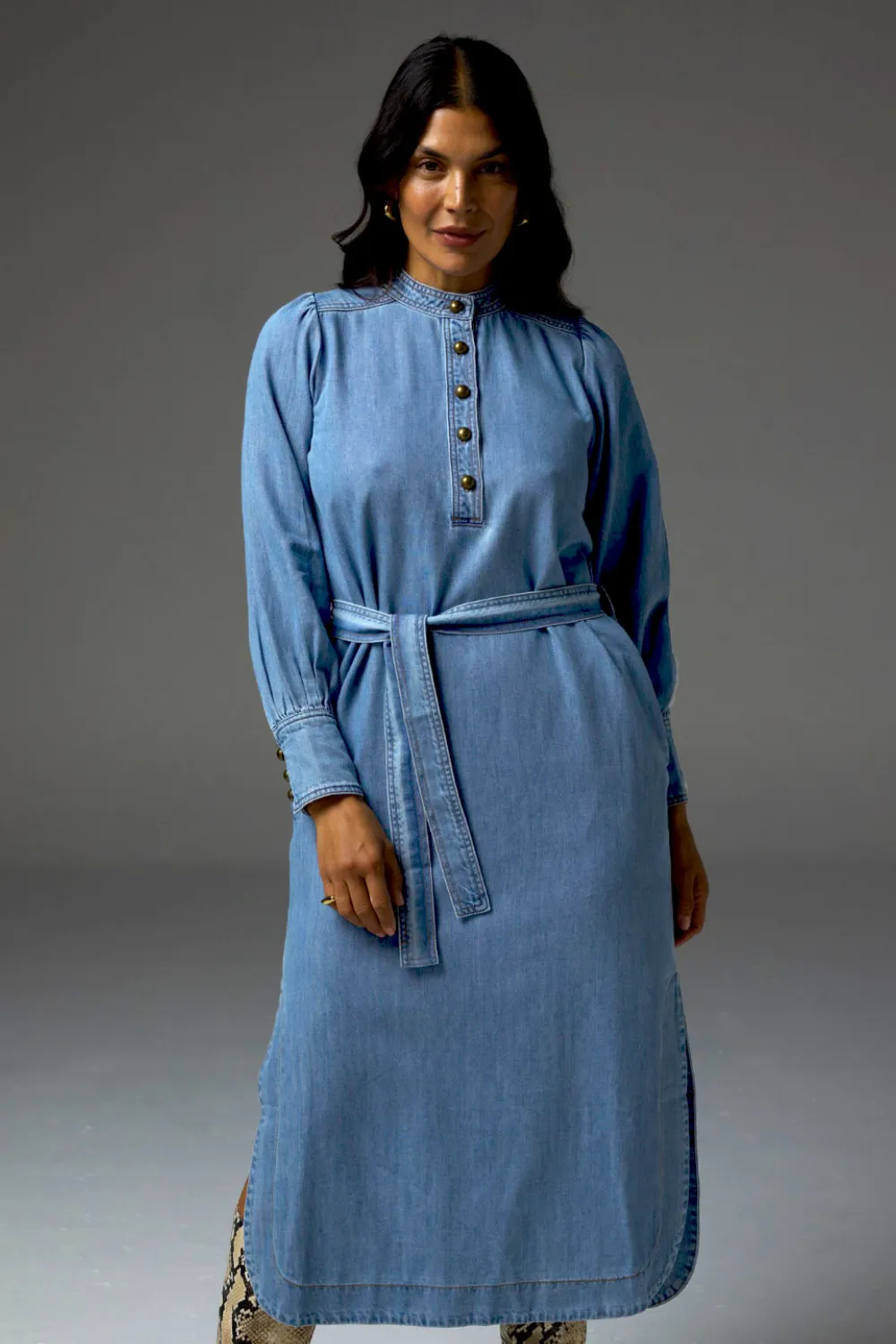 Snapshot Dress Zoe Kratzmann Light Washed Denim