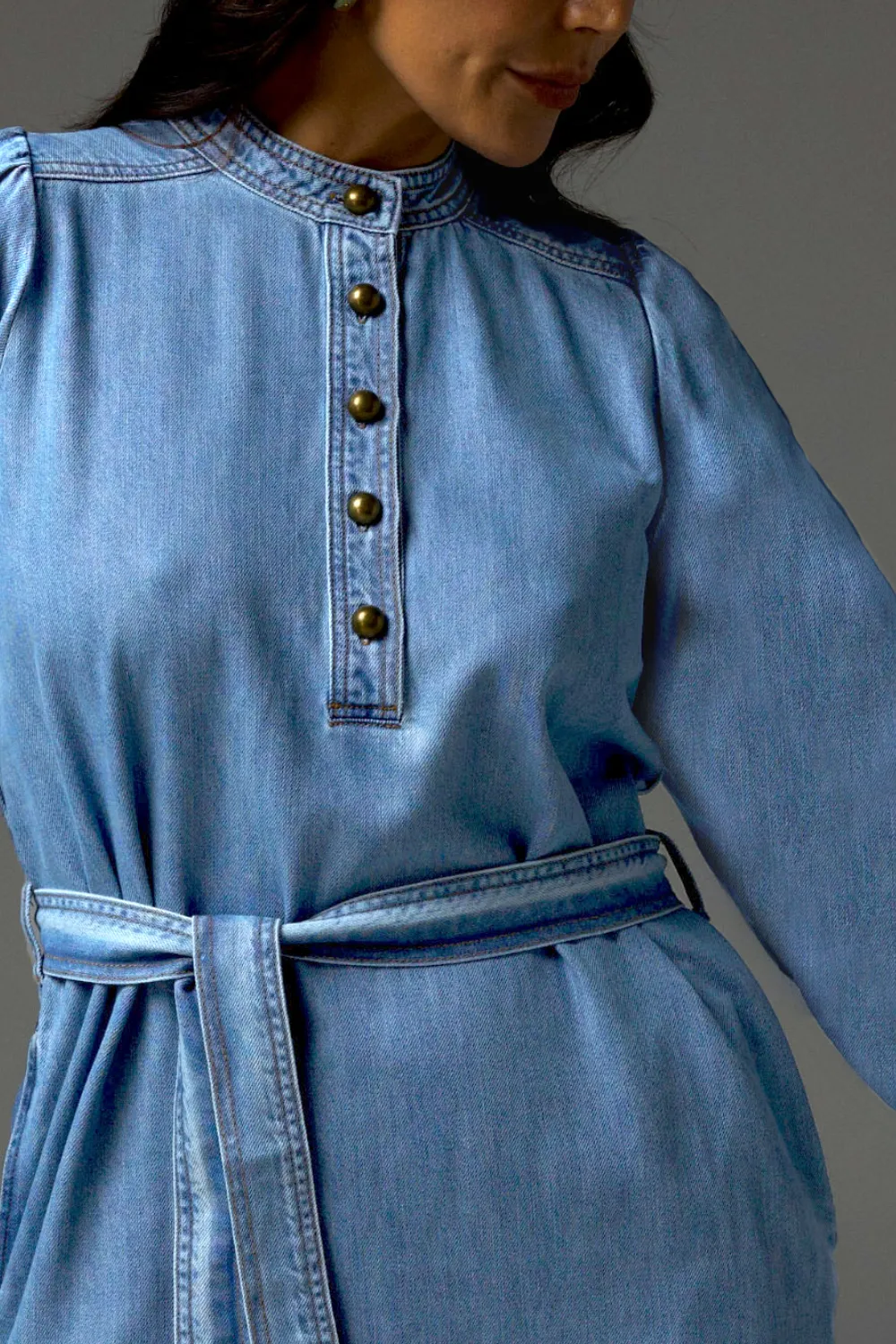 Snapshot Dress Zoe Kratzmann Light Washed Denim