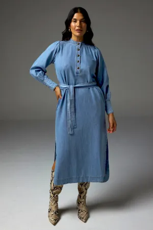 Snapshot Dress Zoe Kratzmann Light Washed Denim
