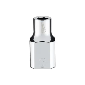 Socket - Milwaukee 3/8" Drive Metric 6-Point Socket Socket with FOUR FLAT™ Sides, Various Sizes, 45-34-90 / 45-34-80