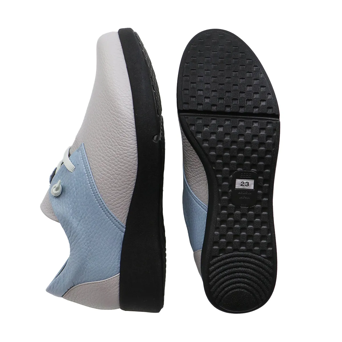 SOUNE Light Grey Soft Walking Sneakers