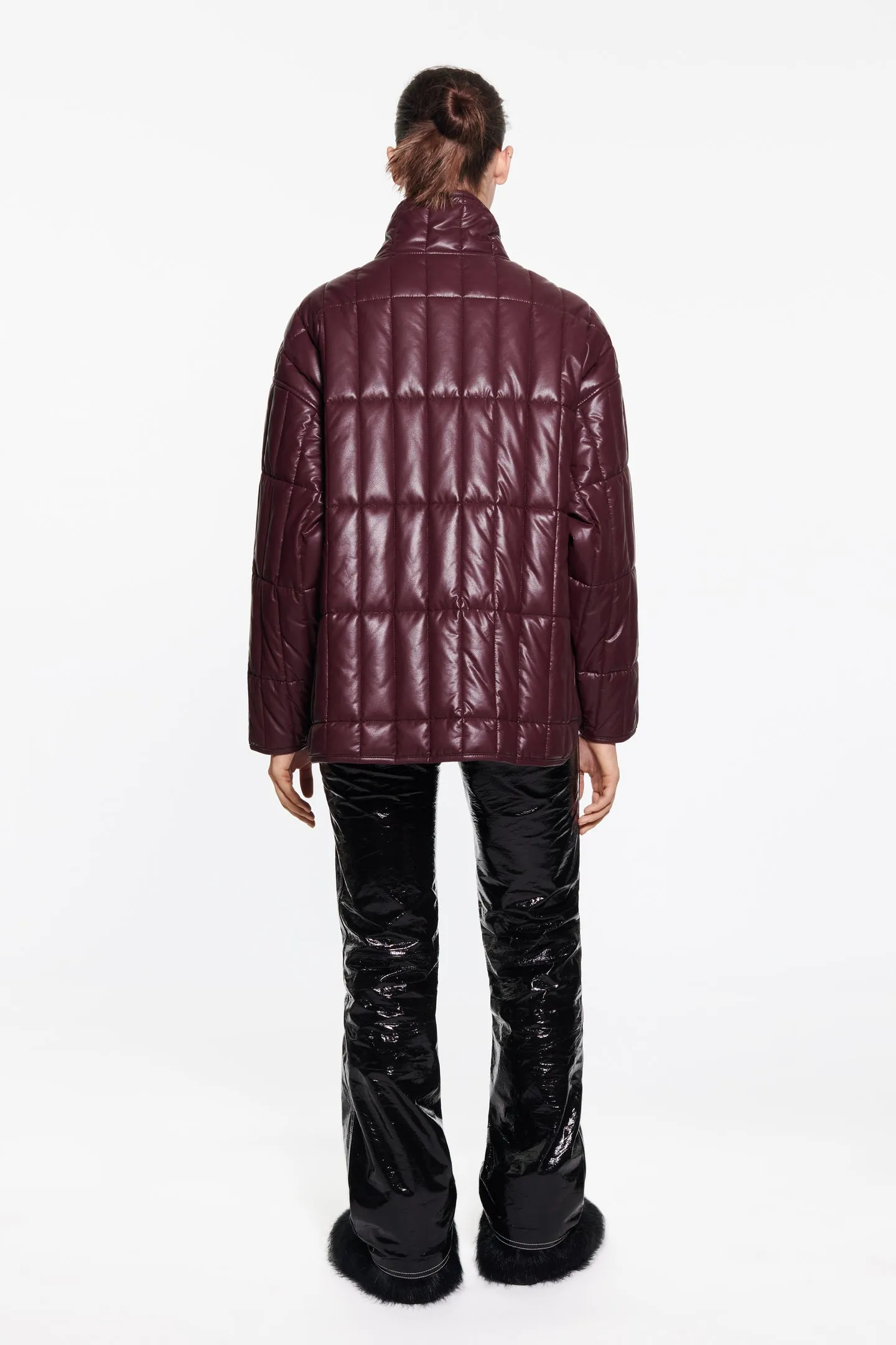 Stand Studio -  Evelina Jacket: Burgundy