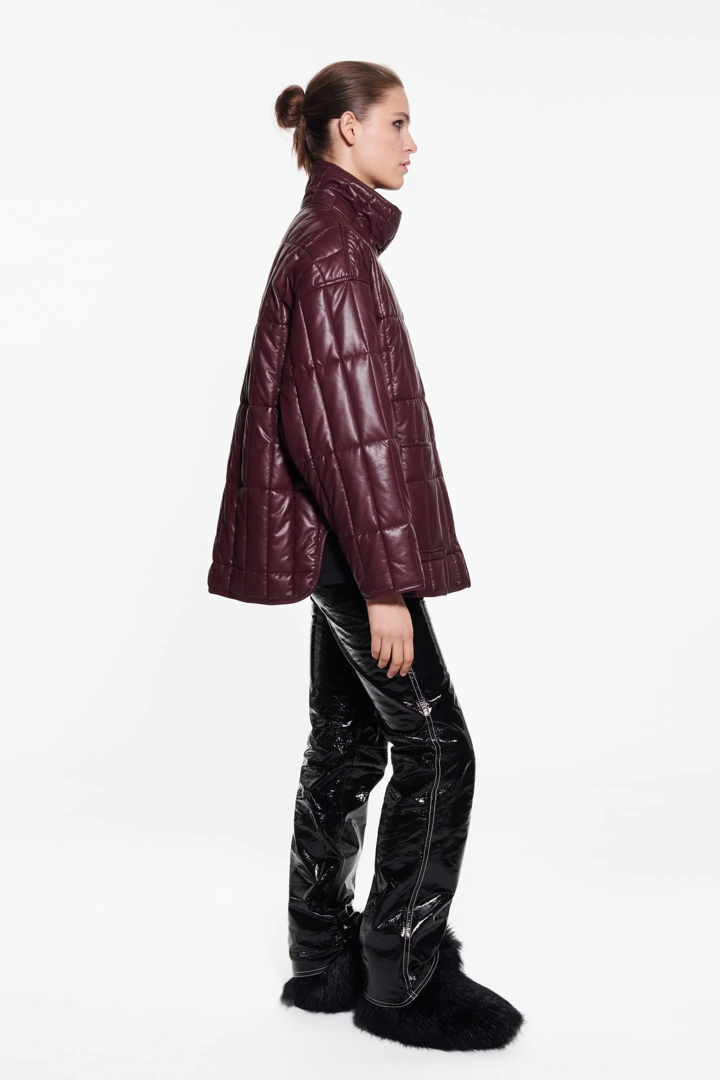 Stand Studio -  Evelina Jacket: Burgundy