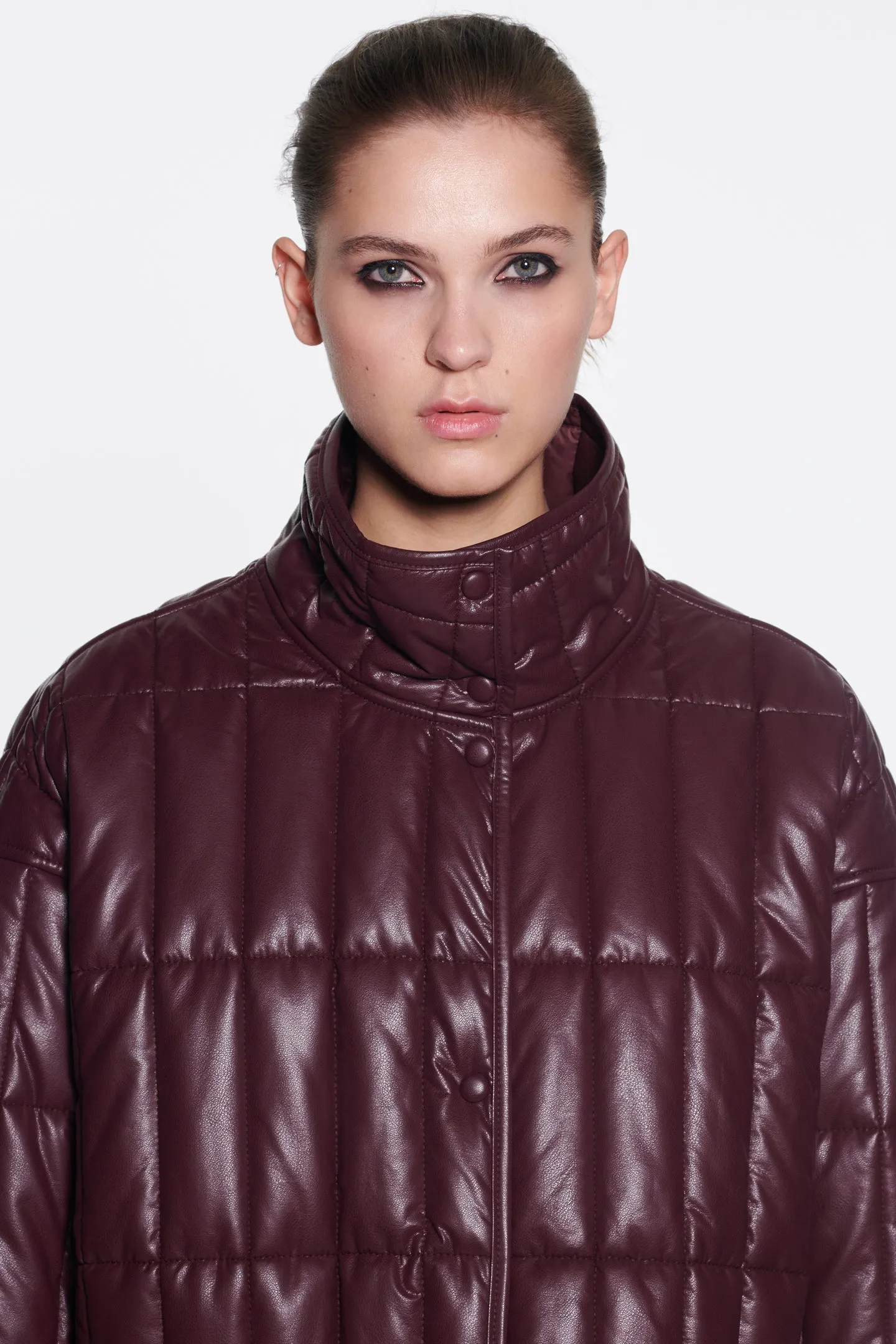 Stand Studio -  Evelina Jacket: Burgundy