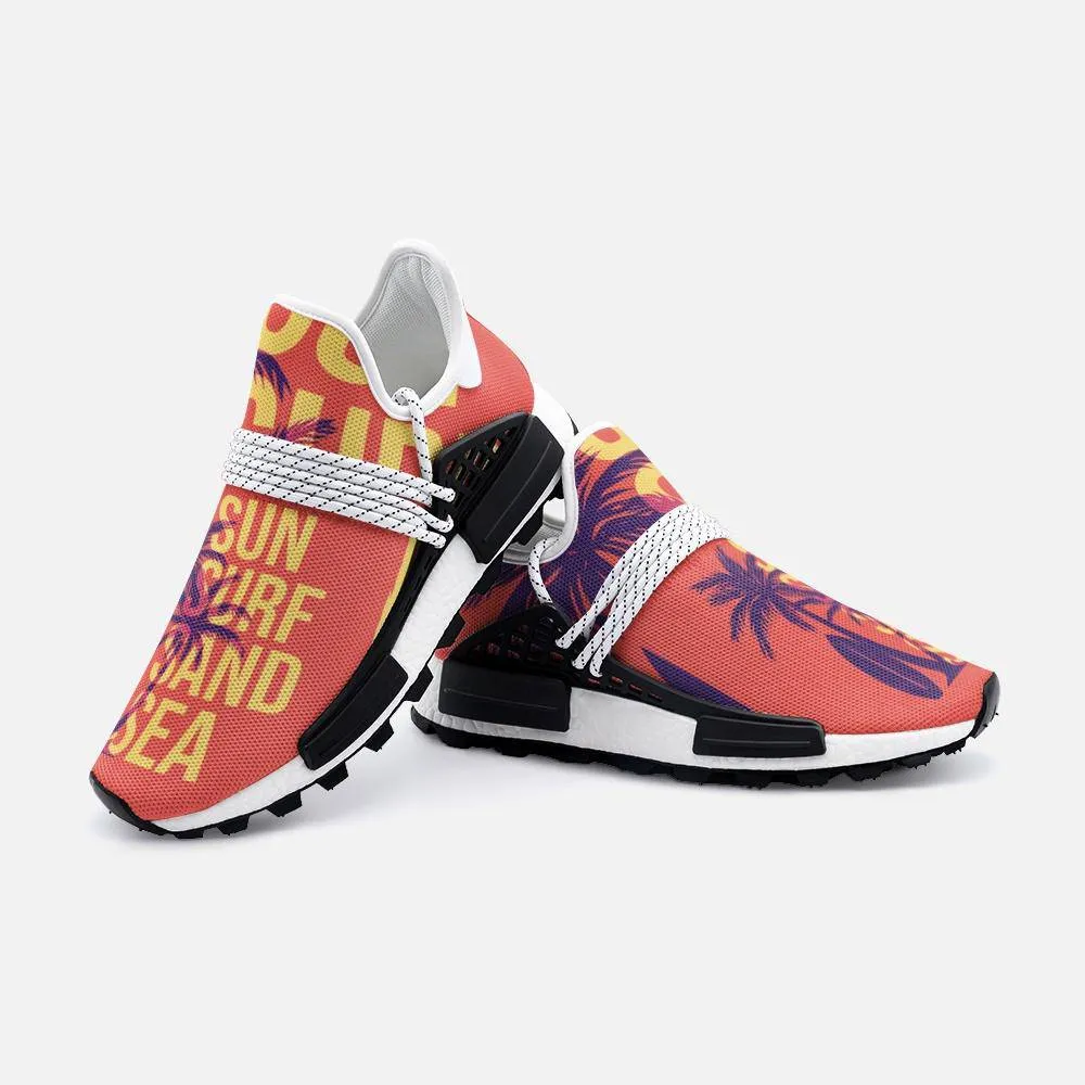 Sun surf sea sand  Unisex Lightweight Custom shoes