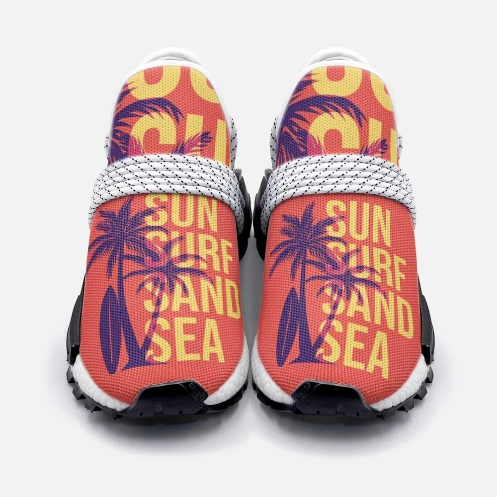 Sun surf sea sand  Unisex Lightweight Custom shoes