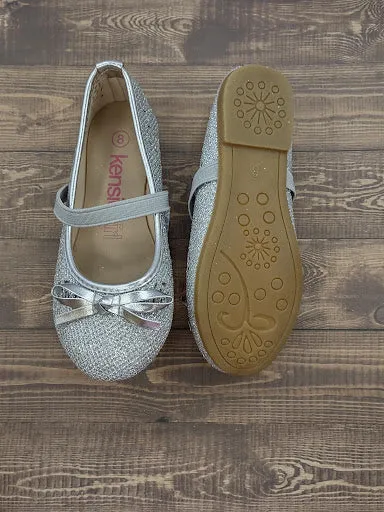 Toddler Girls’ Silver Ballerina Flats