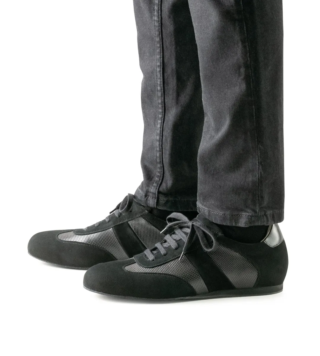 Werner Kern-Mens:  Munich RI | Midnite Suede | 0.5 Wedge Heel