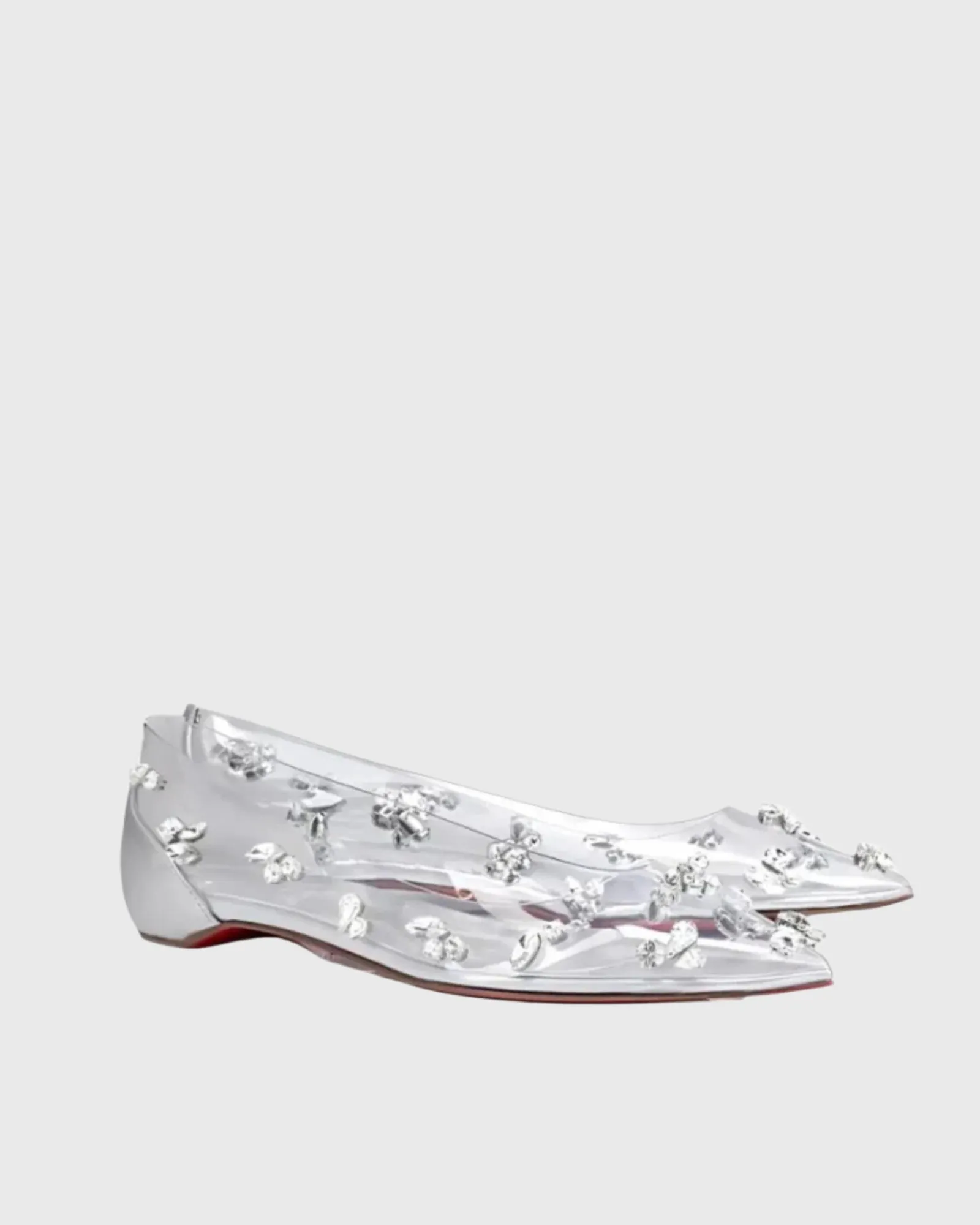 Xylia Rhinestone Pvc Ballet Flats