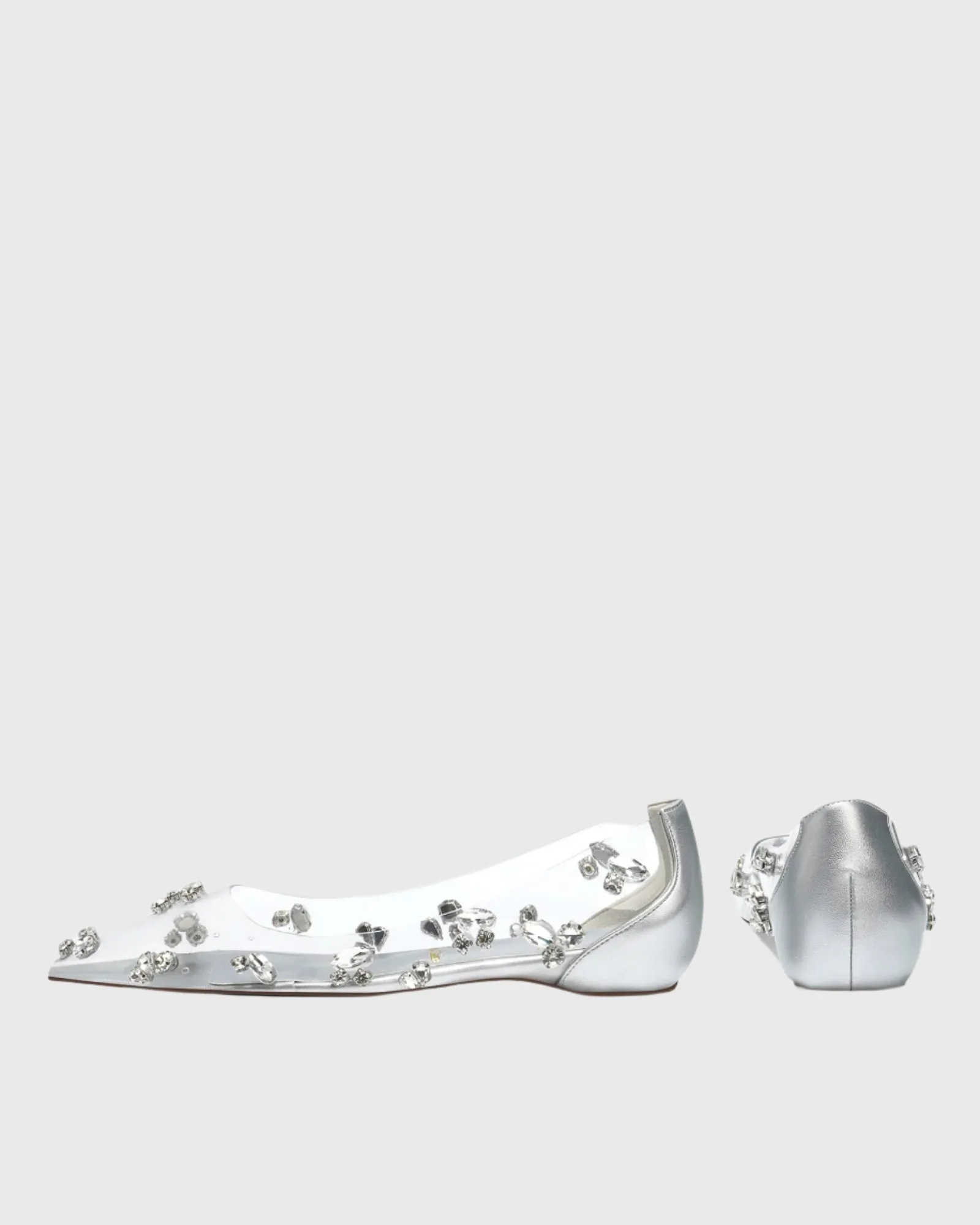 Xylia Rhinestone Pvc Ballet Flats