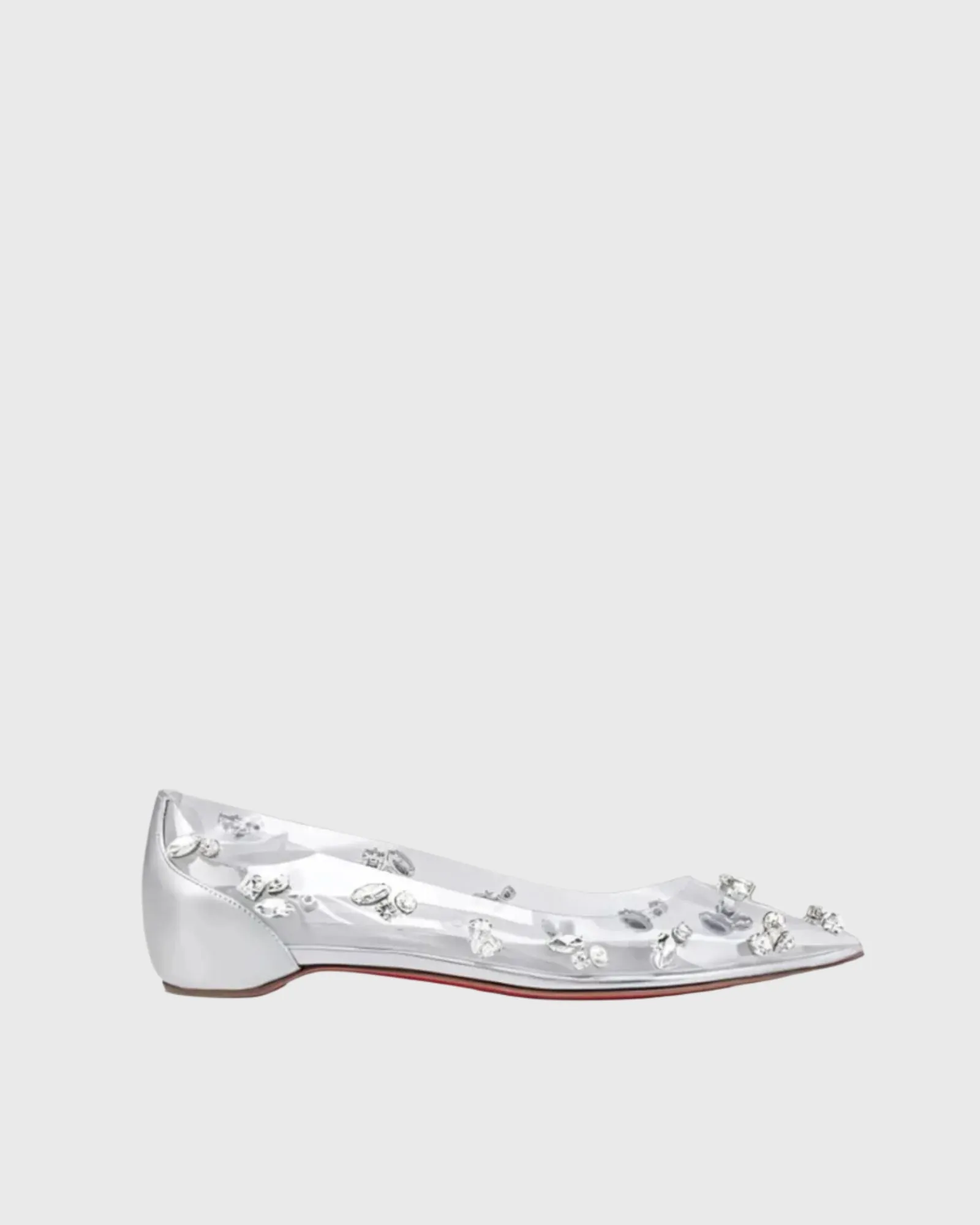 Xylia Rhinestone Pvc Ballet Flats