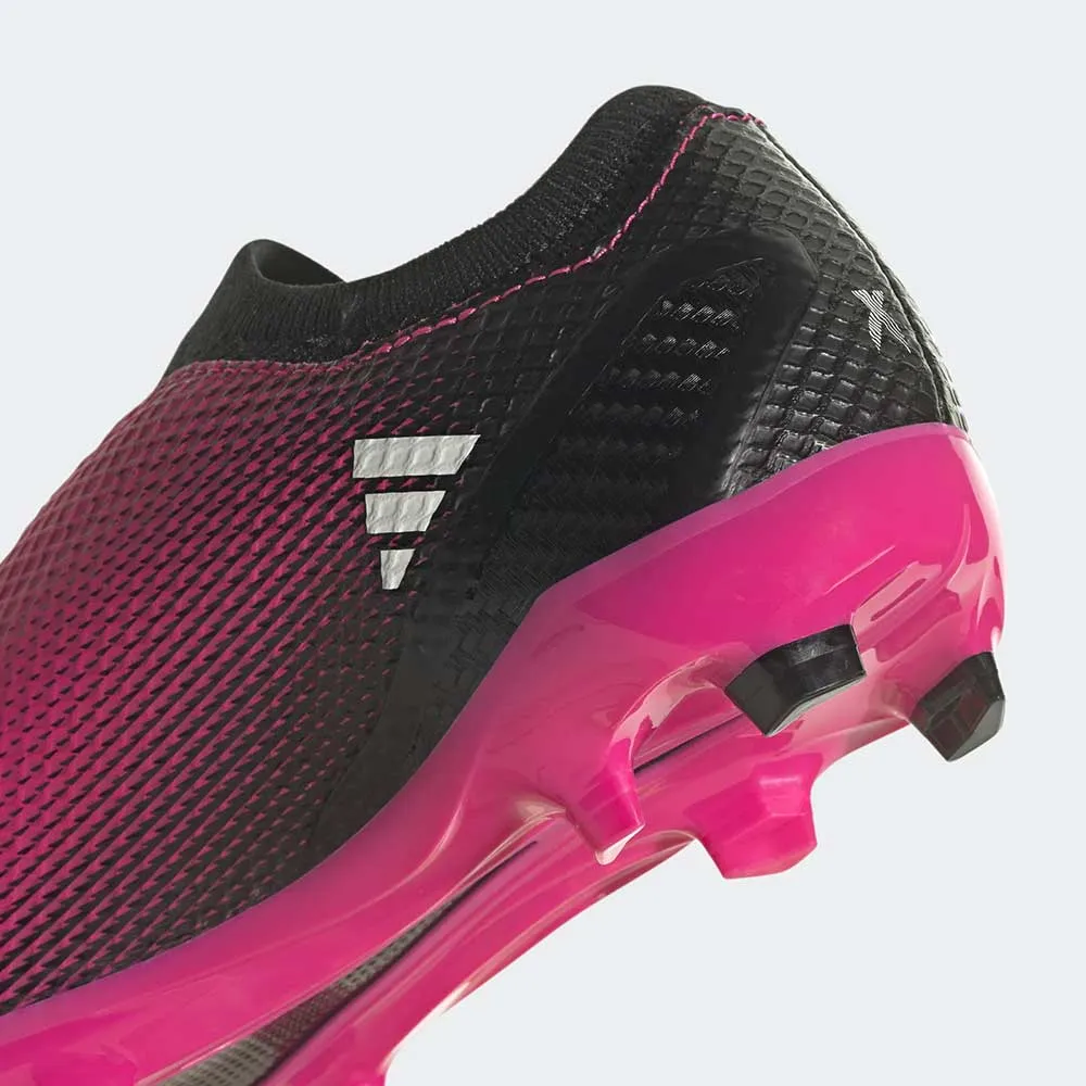 Youth JR X Speedportal .3 LL FG Soccer Shoe - Team Shock Pink/Zero Met - Regular (D)