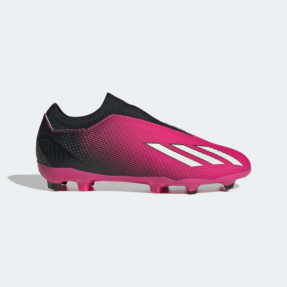 Youth JR X Speedportal .3 LL FG Soccer Shoe - Team Shock Pink/Zero Met - Regular (D)