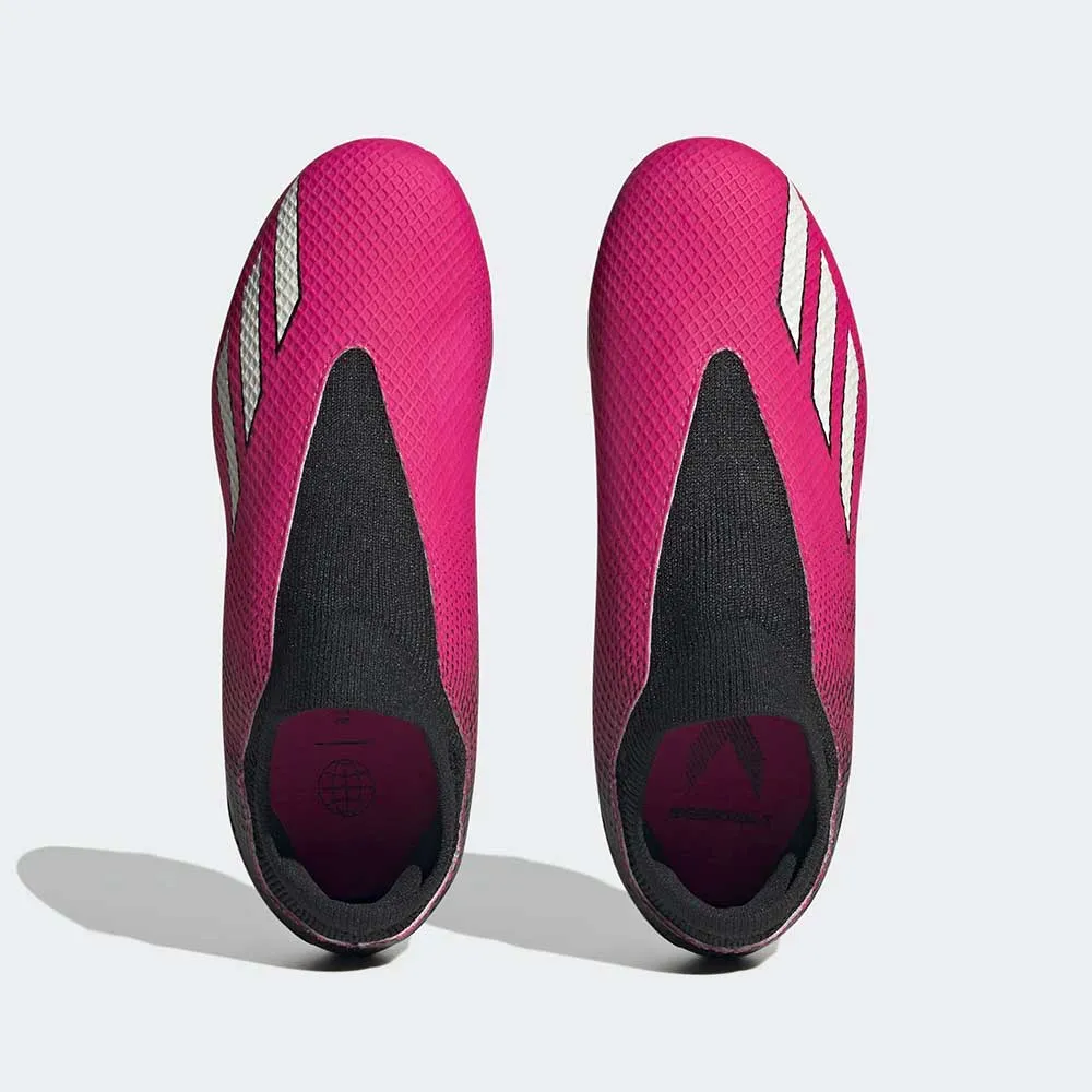 Youth JR X Speedportal .3 LL FG Soccer Shoe - Team Shock Pink/Zero Met - Regular (D)