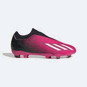 Youth JR X Speedportal .3 LL FG Soccer Shoe - Team Shock Pink/Zero Met - Regular (D)