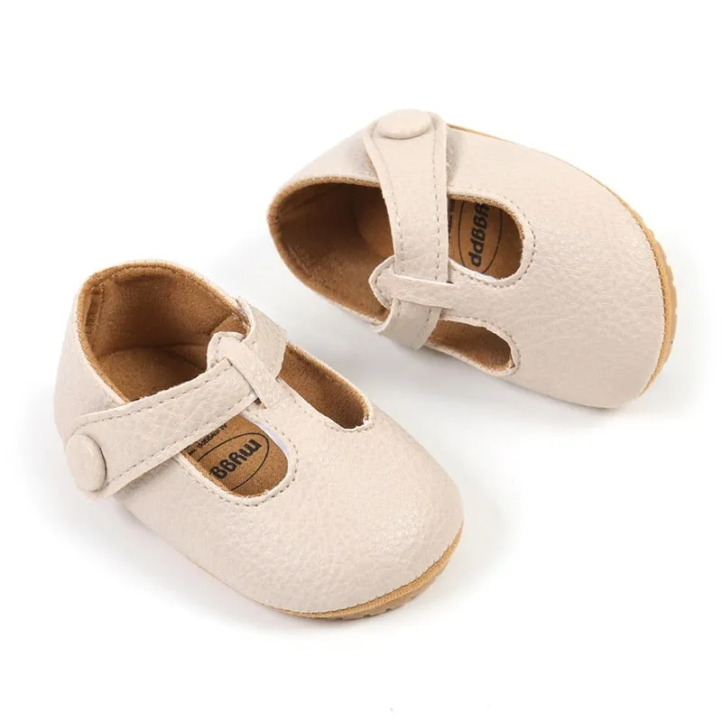 Zahli T-Bar Sandals Cream