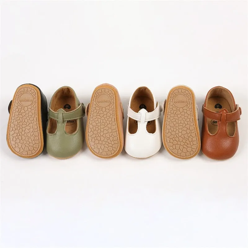 Zahli T-Bar Sandals Cream