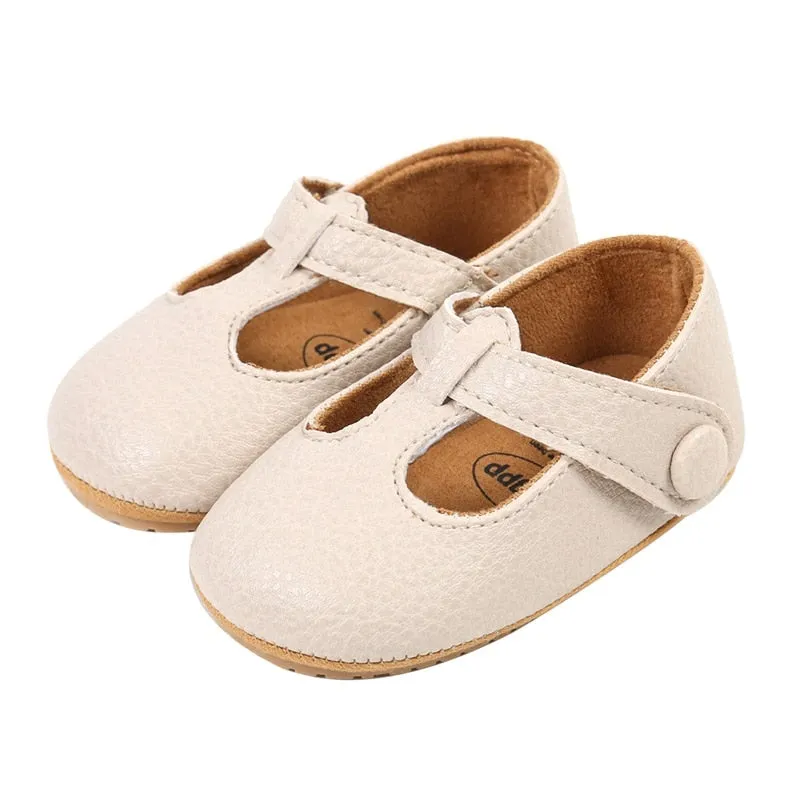 Zahli T-Bar Sandals Cream