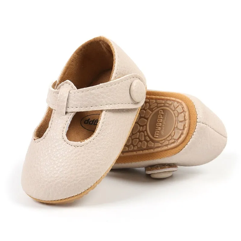 Zahli T-Bar Sandals Cream