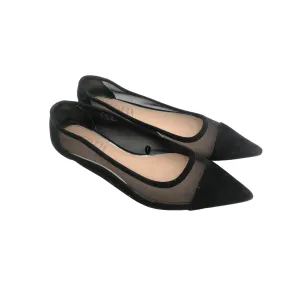 ZARA Black Mesh Pointed Flats | Pre Loved |